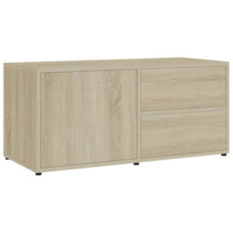 Vidaxl Tv Cabinet Sonoma Oak 80X34X36 Cm Engineered Wood - thumbnail 2