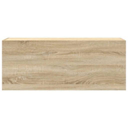 Walplus Bathroom Wall Cabinet Sonoma Oak 100X25X40 Cm Engineered Wood - thumbnail 6
