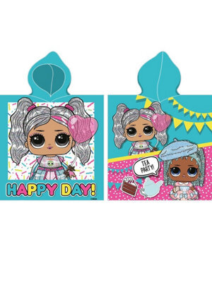 LOL Surprise! Lol Surprise Happy Day 100% Cotton Hooded Towel Poncho