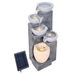 Breeins Must-Have Elegant Solar Powered Water Fountain Outdoor Gardening Decor, Modern Outdoor Aesthetic - thumbnail 1