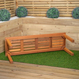 Samuel Alexander Coniston 2 Seater Outdoor Wooden Garden Bench Stool - thumbnail 8