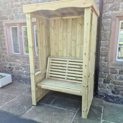 Churnet Valley Garden Furniture Ltd Churnet Valley Four Seasons 2 Seat Arbour - image 1