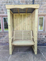 Churnet Valley Garden Furniture Ltd Churnet Valley Four Seasons 2 Seat Arbour - thumbnail 6
