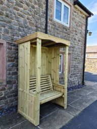 Churnet Valley Garden Furniture Ltd Churnet Valley Four Seasons 2 Seat Arbour - thumbnail 5