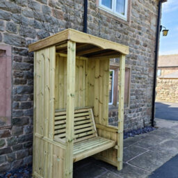 Churnet Valley Garden Furniture Ltd Churnet Valley Four Seasons 2 Seat Arbour - thumbnail 2