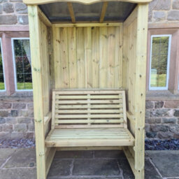 Churnet Valley Garden Furniture Ltd Churnet Valley Four Seasons 2 Seat Arbour - thumbnail 3