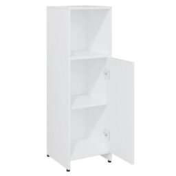 Berkfield Bathroom Cabinet White 30X30X95 Cm Engineered Wood - thumbnail 5