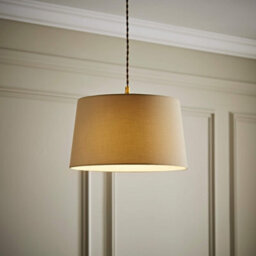 Valuelights Aspen Medium Natural Tapered Ceiling Lamp Shade (D)35Cm - thumbnail 1