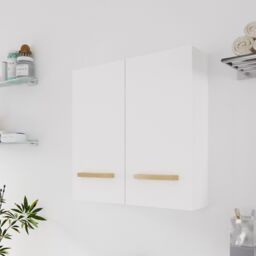 GoodHome Ladoga White Double Bathroom Wall Cabinet (H)60Cm (W)60Cm - thumbnail 6