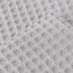 Allure Bath Fashions Hotel Waffle Cushion Covers Two Pack - Dove Grey, 50 X 50Cm - thumbnail 3