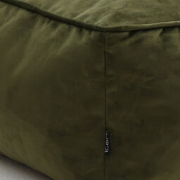 icon Amara Velvet Bean Bag Pouffe Olive Green - thumbnail 6