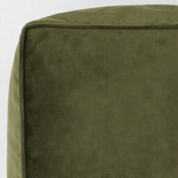 icon Amara Velvet Bean Bag Pouffe Olive Green - thumbnail 5