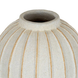 Hill Interiors Grove Globe Vase - Ceramic - L25 X W25 X H25 Cm - White - thumbnail 3