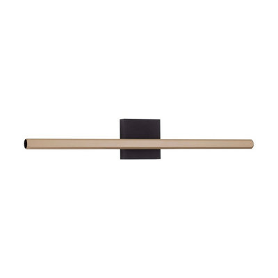 Luminosa Lighting Luminosa Lios Integrated Led Wall Lamp Champagne Gold, Matt Black Led 8W 268Lm Ip54 3000K - image 1