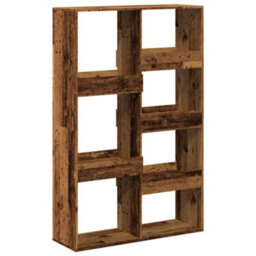 Berkfield Bookcase Old Wood 100X33X155.5 Cm Engineered Wood - thumbnail 6
