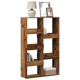 Berkfield Bookcase Old Wood 100X33X155.5 Cm Engineered Wood - thumbnail 1