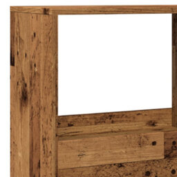 Berkfield Bookcase Old Wood 100X33X155.5 Cm Engineered Wood - thumbnail 7