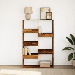 Berkfield Bookcase Old Wood 100X33X155.5 Cm Engineered Wood - thumbnail 3
