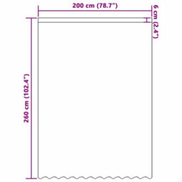 Berkfield Modern Curtains With Curtains Floral White Polyester - thumbnail 8