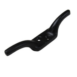 "SecureFix Direct Black Cleat Hooks 5"" X2 (Washing Line Blind Cord Tie Back Trailer Rope)" - thumbnail 5