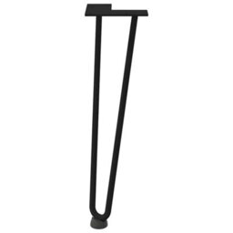Berkfield Hairpin Legs For Coffee Table 4 Pcs Black 42 Cm Solid Steel - thumbnail 5