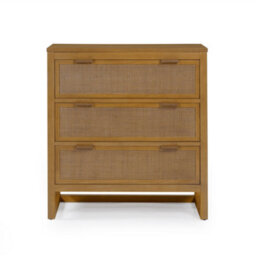 Teamson Home Hatteras Chest Of Drawers 3 Drawer Bedroom Dresser, Natural - thumbnail 6