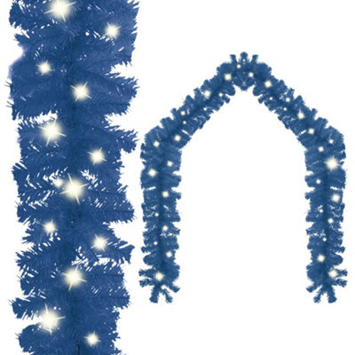 Walplus Christmas Garland With Led Lights 20 M Blue - image 1