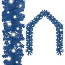 Walplus Christmas Garland With Led Lights 20 M Blue - thumbnail 1