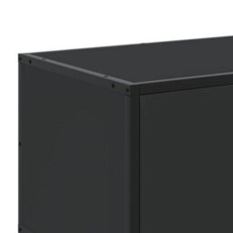 Berkfield Tv Cabinet Black 120X35X41 Cm Engineered Wood And Metal - thumbnail 8