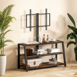 Homcom Tv Stand Cabinet With Swivel Bracket For 32 - 70 Inch Tvs - thumbnail 9