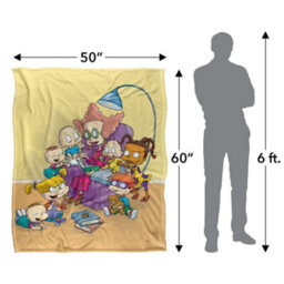 Rugrats Get Caught Silky Reading Supersoft Blanket Multicoloured (152Cm X 127Cm) - thumbnail 5