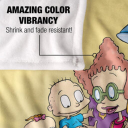 Rugrats Get Caught Silky Reading Supersoft Blanket Multicoloured (152Cm X 127Cm) - thumbnail 4