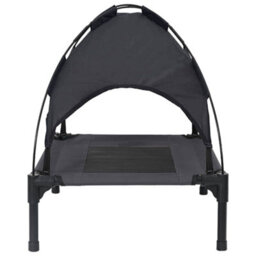 Vidaxl Dog Bed Folding Manual Black 76 X 62 X 70.5 Cm Steel - thumbnail 5