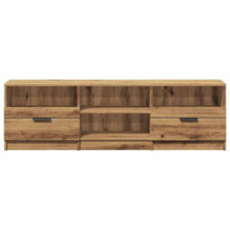 Berkfield Tv Cabinet Artisan Oak 150X33.5X45 Cm Engineered Wood - thumbnail 4