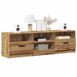 Berkfield Tv Cabinet Artisan Oak 150X33.5X45 Cm Engineered Wood