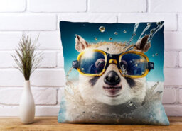 Warren Reed Designer Dormouse Splashart Cushions 45Cm X 45Cm - thumbnail 2