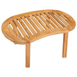 Berkfield Durable Coffee Table 90X50X45 Cm Solid Teak Wood - thumbnail 4