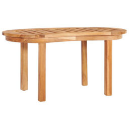 Berkfield Durable Coffee Table 90X50X45 Cm Solid Teak Wood - thumbnail 2