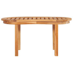 Berkfield Durable Coffee Table 90X50X45 Cm Solid Teak Wood