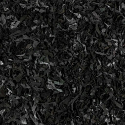 Homescapes Dallas Leather Shaggy Rug Black, 150 Cm Round - thumbnail 4