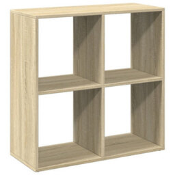 Walplus Room Divider Bookcase Sonoma Oak 69.5X29X69.5 Cm Engineered Wood - thumbnail 7