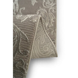 Melrose Avery Medallion Textured Grey Indoor X-Large Area Rug 200/290Cm - thumbnail 3