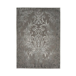 Melrose Avery Medallion Textured Grey Indoor X-Large Area Rug 200/290Cm - thumbnail 4