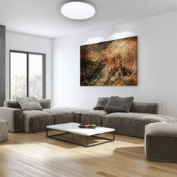 Milagro Ceiling Lamp Siena 72W Led 550 mm Stylish White And Chrome Circular Design Dimmable Including Remote Control - thumbnail 2