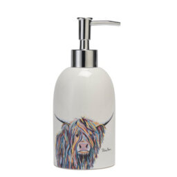 Croydex Steven Brown Ceramic Soap Dispenser - Angus Mccoo