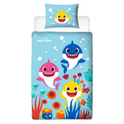 Baby Shark Rainbow Reversible Duvet Set Multicoloured (Single) - thumbnail 3