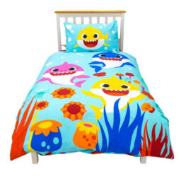 Baby Shark Rainbow Reversible Duvet Set Multicoloured (Single) - thumbnail 4