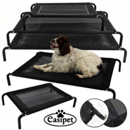 Actiaspet Elevated Dog Bed Pet Cat Mesh Camping Cot Indoor Outdoor Waterproof Small