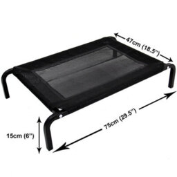 Actiaspet Elevated Dog Bed Pet Cat Mesh Camping Cot Indoor Outdoor Waterproof Small - thumbnail 2