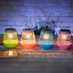 Smart Solar Marco Paul 4Pc Solar Multicoloured Garden Lanterns - thumbnail 2